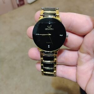 Black and Gold Men's Watch